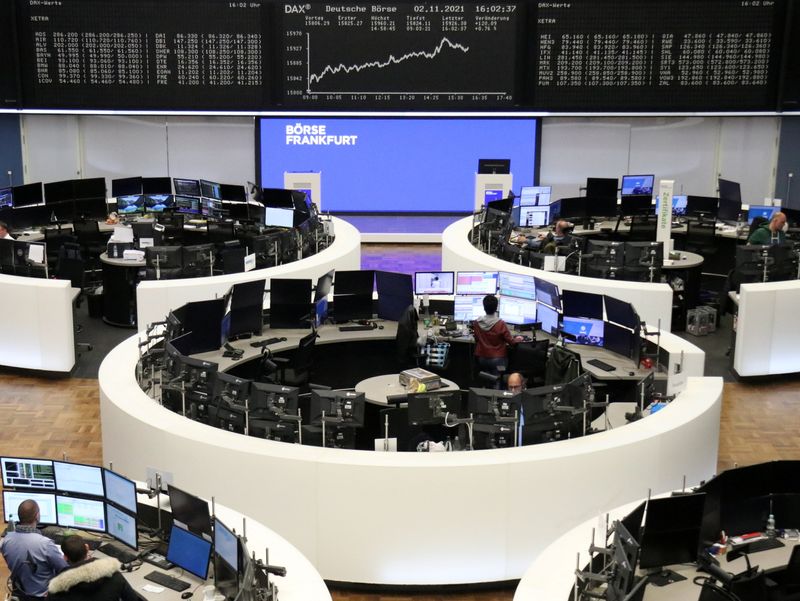 European shares end at record high on strong earnings