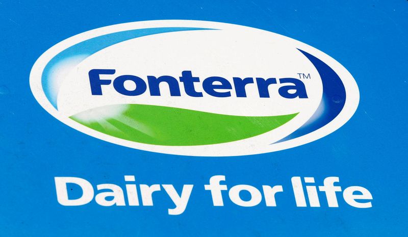 &copy; Reuters. FILE PHOTO: The Fonterra logo is seen near the Fonterra Te Rapa plant near Hamilton, New Zealand, August 6, 2013.   REUTERS/Nigel Marple/File Photo