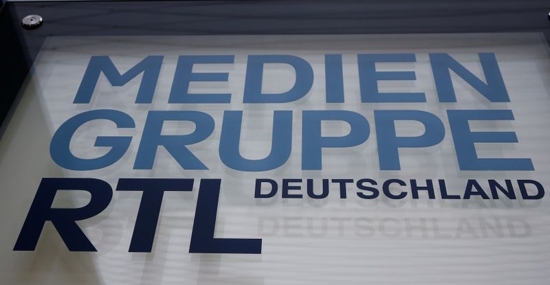 &copy; Reuters. FILE PHOTO: The logo of the RTL Media Group, Europe's leading entertainment company is pictured at RTL's German TV headquarters in Cologne, Germany,  April 28, 2016. REUTERS/Wolfgang Rattay