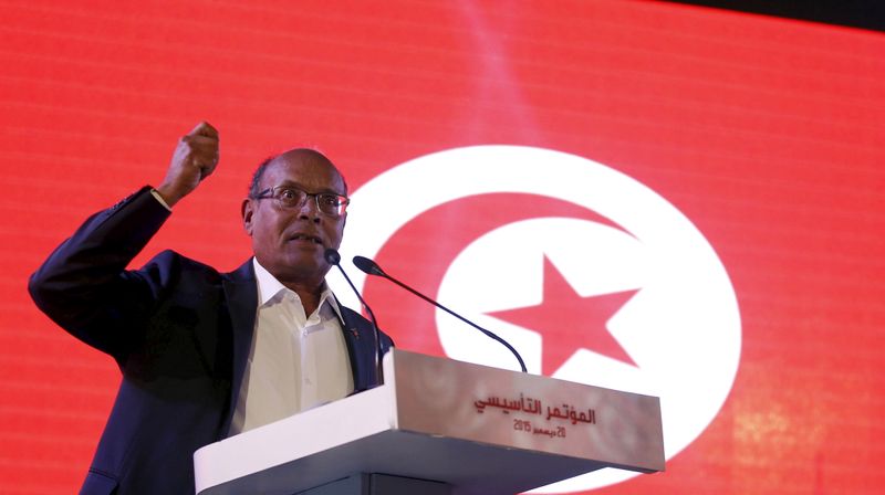 &copy; Reuters. Ex-presidente da Tunísia Moncef Marzouki durante discurso em Túnis
20/12/2015
REUTERS/Zoubeir Souissi