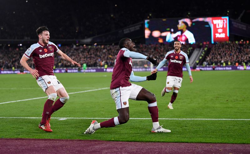 &copy; Reuters. Jogadores do West Ham
7/11/2021
REUTERS