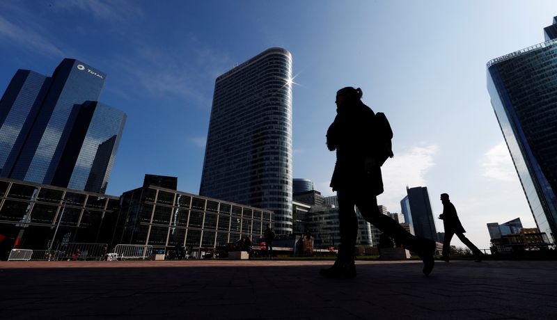 Euro zone investor morale rises on more upbeat outlook