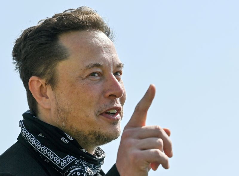 © Reuters. CEO da Tesla Elon Musk, em Berlim
13/08/2021
Patrick Pleul/Pool via Reuters