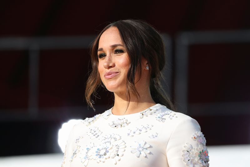 &copy; Reuters. Meghan Markle no palco do Global Citizen Live 2021 no Central Park em Nova York EUA, 25/09/2021
REUTERS/Caitlin Ochs