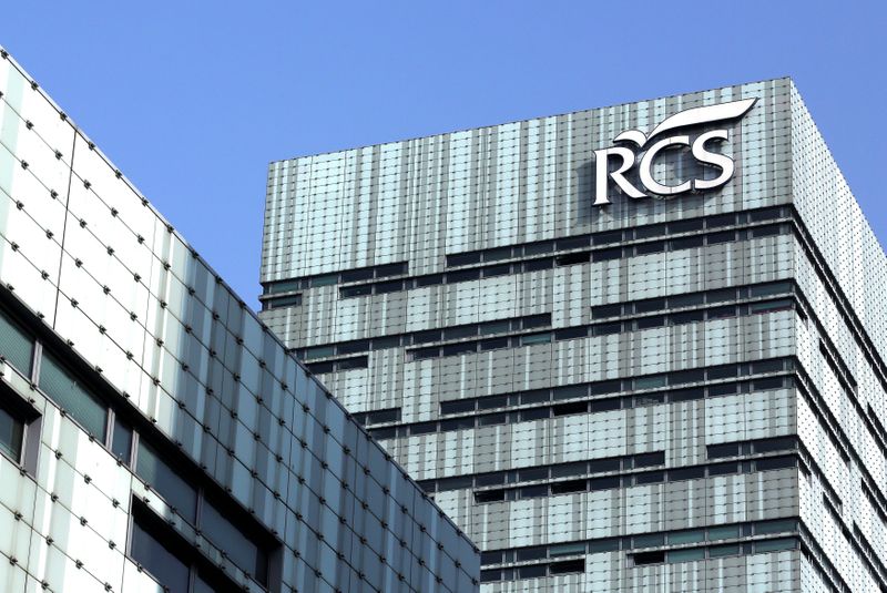 &copy; Reuters. Il logo Rcs presso la sede centrale a Milano.  REUTERS/Stefano Rellandini