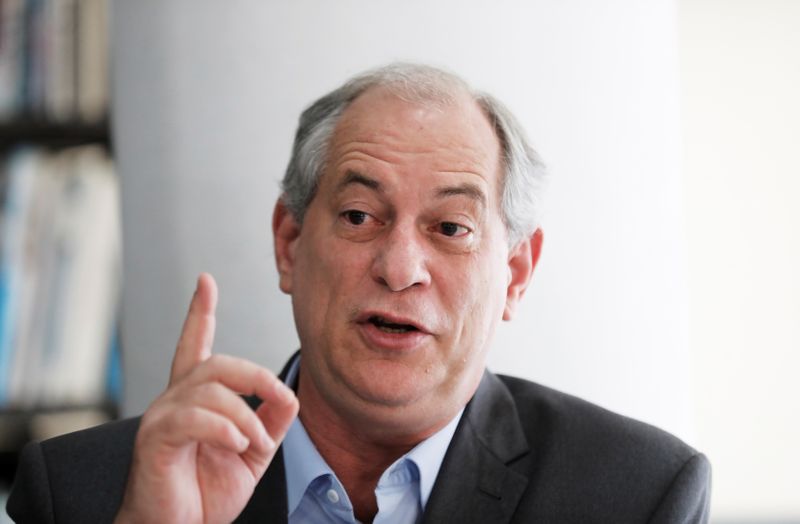 &copy; Reuters. Ex-ministro Ciro Gomes
20/09/2018
REUTERS/Nacho Doce