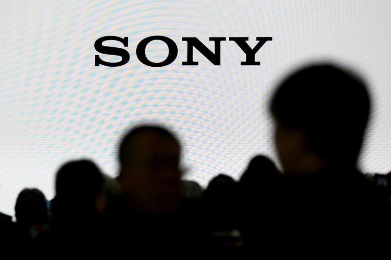 &copy; Reuters. FILE PHOTO: The logo of Sony Corp is seen at the CP+ camera and photo trade fair in Yokohama, Japan, Feb. 25, 2016. REUTERS/Thomas Peter