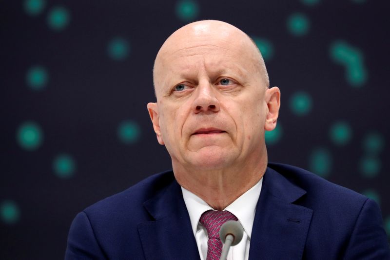 &copy; Reuters. FILE PHOTO: CFO of German industrial conglomerate Siemens, Ralf P. Thomas, attends the virtual annual shareholders meeting in Munich, Germany, February 3, 2021. Matthias Schrader/Pool via REUTERS