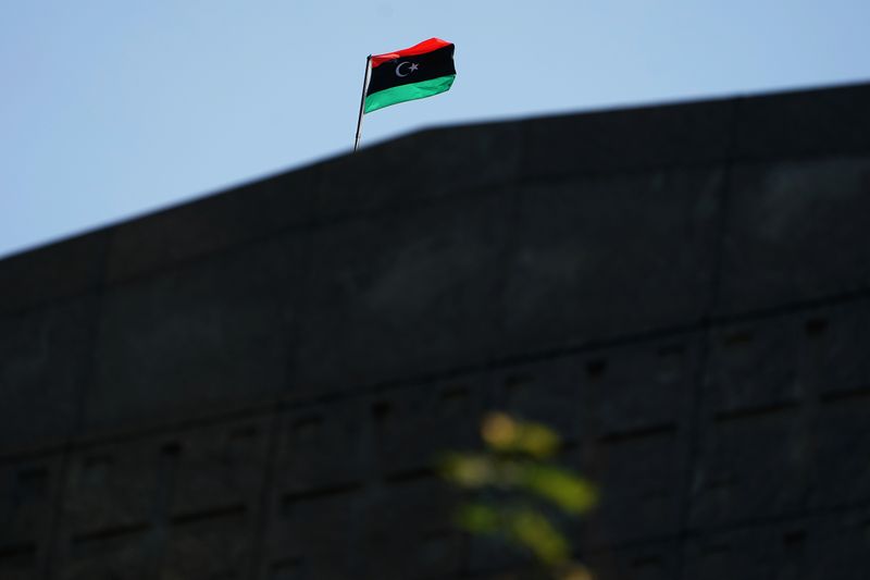 &copy; Reuters. العلم الليبي يرفرف في مانهاتن بنيويورك - صورة من أرشيف رويترز 