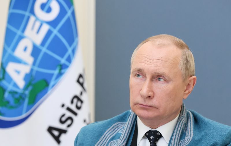 &copy; Reuters. Presidente da Rússia, Vladimir Putin 
12/11/2021. 
Sputnik/Mikhail Metzel/Pool via REUTERS 