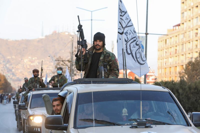 Taliban hold military parade with U.S.-made weapons in Kabul in show of strength