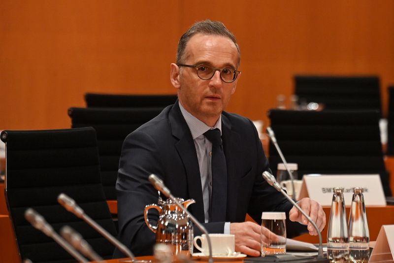 &copy; Reuters. German Foreign Minister Heiko Maas attends the weekly cabinet meeting at the Chancellery in Berlin, Germany, November 3, 2021. John Macdougall/Pool via REUTERS