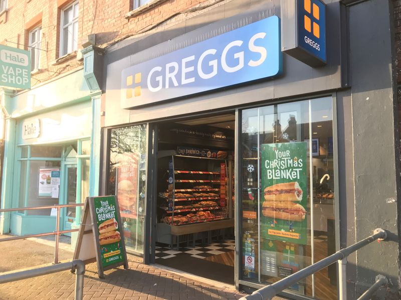 &copy; Reuters. A general view of Greggs store in South Woodford, in London, Britain, November 17, 2021. REUTERS/James Davey