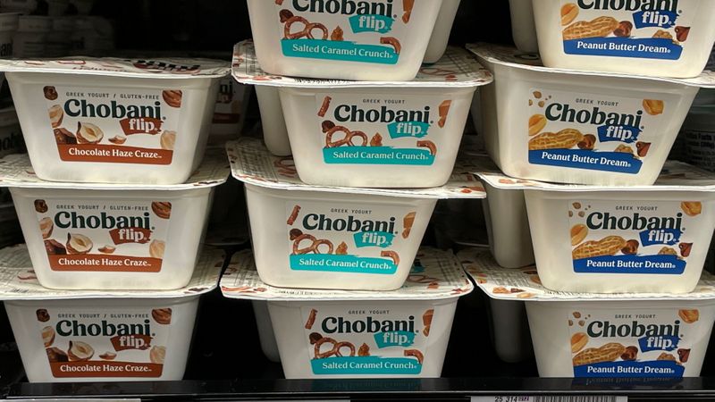 &copy; Reuters. Greek-yogurt maker Chobani is shown for sale in a grocery store in San Diego, California. Greek-yogurt maker Chobani could be valued at more than $10 billion in its initial public offering (IPO), a person familiar with the matter told Reuters on Wednesday