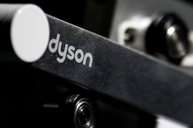 &copy; Reuters. FILE PHOTO: A Dyson logo is seen on one of company's products presented during an event in Beijing, China September 12, 2018. REUTERS/Damir Sagolj