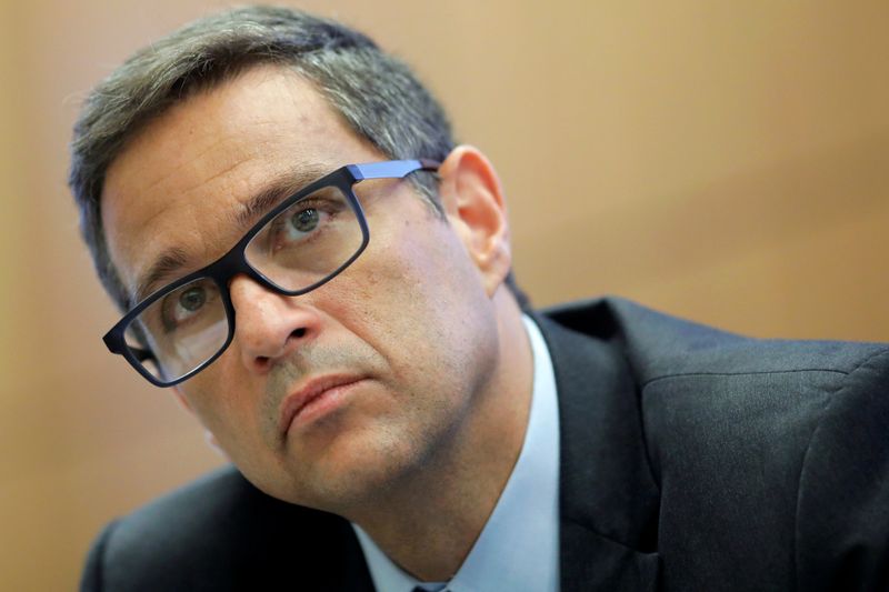 &copy; Reuters. O presidente do Banco Central, Roberto Campos Neto, durante coletiva de imprensa na sede do BC em Brasília, Brasil
09/01/2020
REUTERS/Adriano Machado