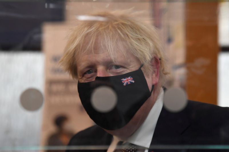 &copy; Reuters. رئيس الوزراء البريطاني بوريس جونسون في لندن يوم 15 نوفمبر تشرين الثاني 2021. صورة من ممثل لوكالات الأنباء.