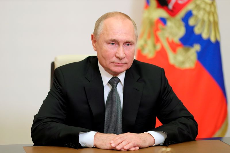&copy; Reuters. Vladimir Putin, presidente da Rússia
02/11/2021
Sputnik/Evgeniy Paulin/Kremlin via REUTERS