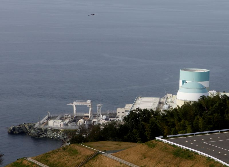 &copy; Reuters. 　１１月２２日、四国電力は、運転停止中の伊方原発（写真）３号機の原子炉起動を１２月２日に行うと発表した。愛媛県伊方町で２０１８年１０月撮影（２０２１年　ロイター／Mari Saito