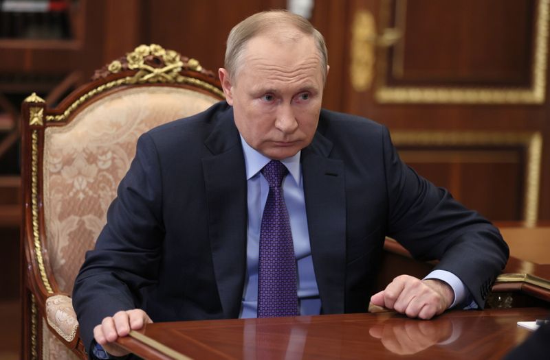 © Reuters. Presidente russo, Vladimir Putin em Moscou, Rússia
22/11/2021
Sputnik/Mikhail Metzel/Pool via REUTERS