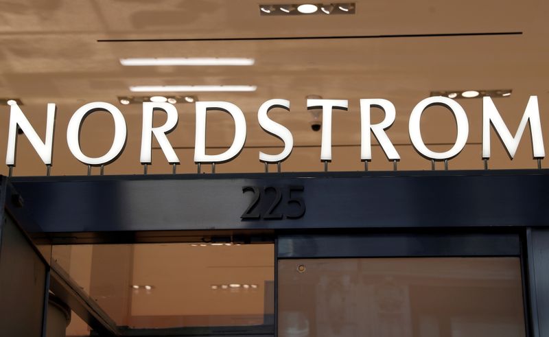 &copy; Reuters. FILE PHOTO: The outside of the Nordstrom flagship store is seen during a media preview in New York, U.S., October 21, 2019. REUTERS/Shannon Stapleton/File Photo