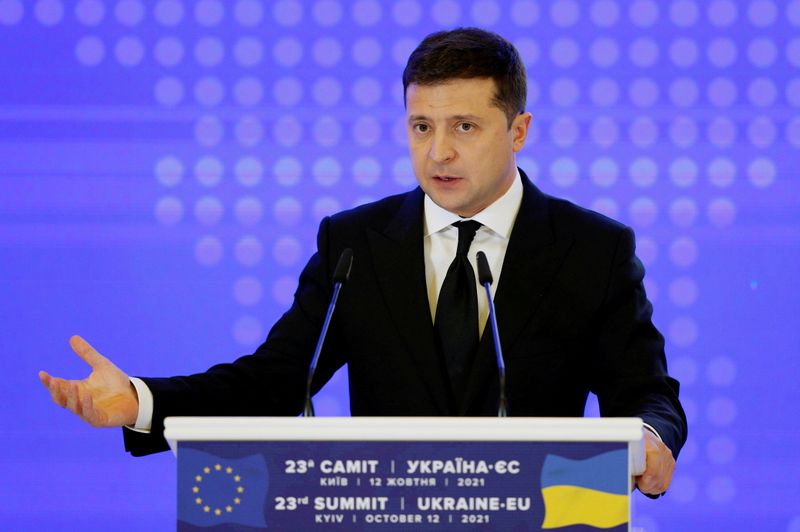 Zelenskiy says Ukraine uncovers coup plot involving Russians; Kremlin denies role