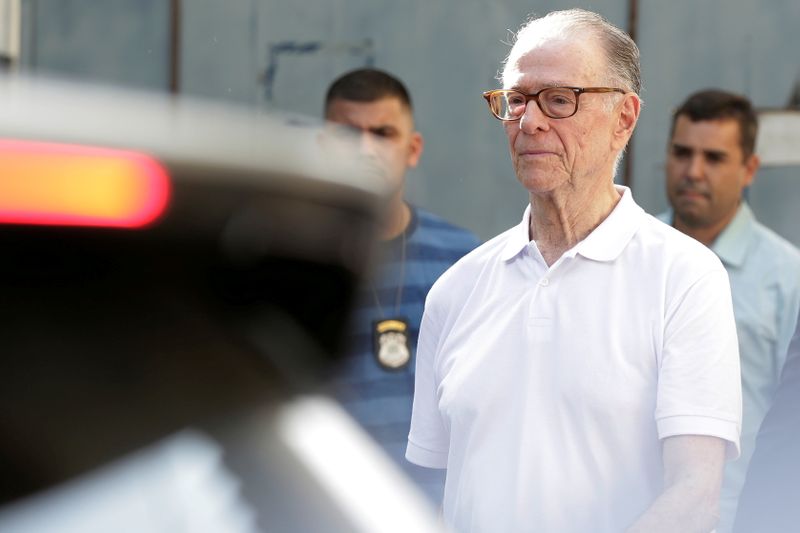 &copy; Reuters. Ex-presidente do COB Carlos Arthur Nuzman deixa prisão no Rio de Janeiro
20/10/2017 REUTERS/Bruno Kelly