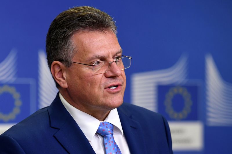 EU's Sefcovic says decisive push needed in N.Ireland Brexit talks