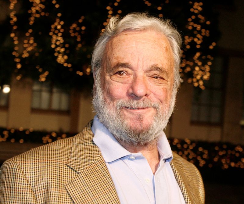 &copy; Reuters. FILE PHOTO: Stephen Sondheim poses as he arrives at a special screening of the DreamWorks Pictures film "Sweeney Todd The Demon Barber of Fleet Street" at Paramount Studios in Hollywood, California December 5, 2007. REUTERS/Fred Prouser
