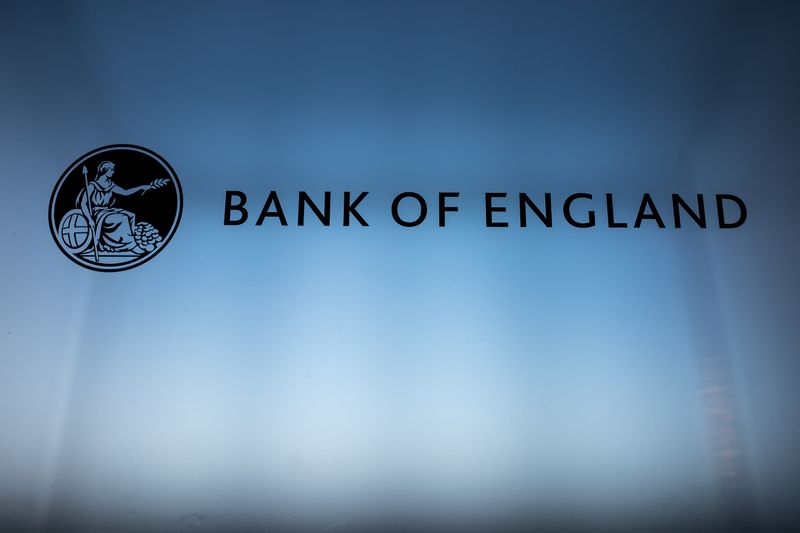 &copy; Reuters. شعار بنك إنجلترا في صورة من أرشيف رويترز.
