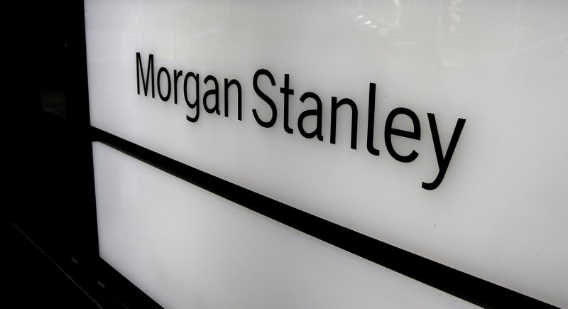 &copy; Reuters. شعار بنك الاستثمار مورجان ستانلي في صورة من أرشيف رويترز. 