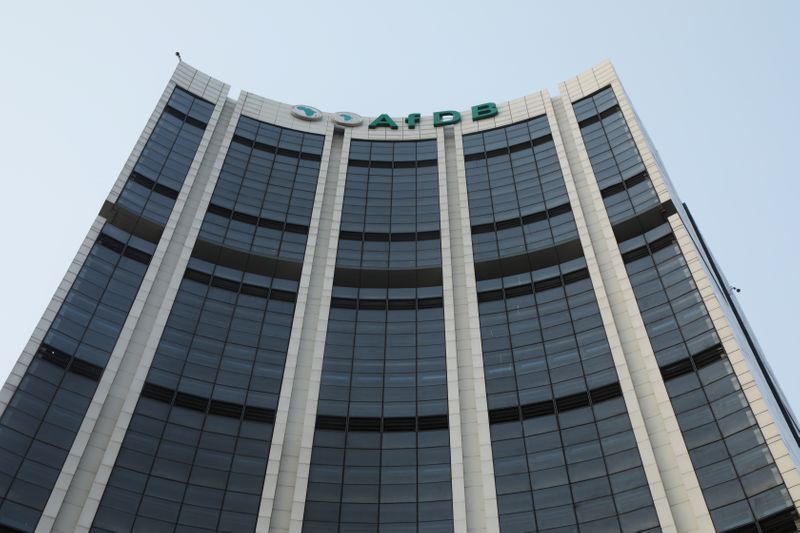 &copy; Reuters. FILE PHOTO: The headquarters of the African Development Bank (AfDB) are pictured in Abidjan, Ivory Coast, January 30, 2020.REUTERS/Luc Gnago