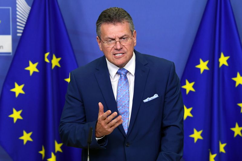 EU's Sefcovic says Britain must reciprocate now on Brexit proposals