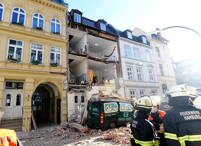 German police say one person injured in Hamburg flat explosion