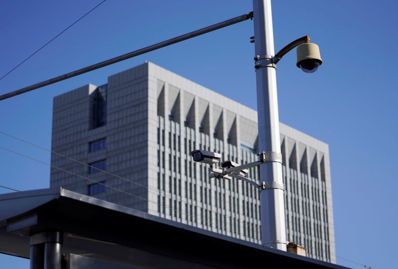 &copy; Reuters. FILE PHOTO: The headquarters of the Central Commission for Discipline Inspection of the Communist Party of China is pictured in Beijing, China February 10, 2018. Picture taken February 10, 2018. REUTERS/Jason Lee