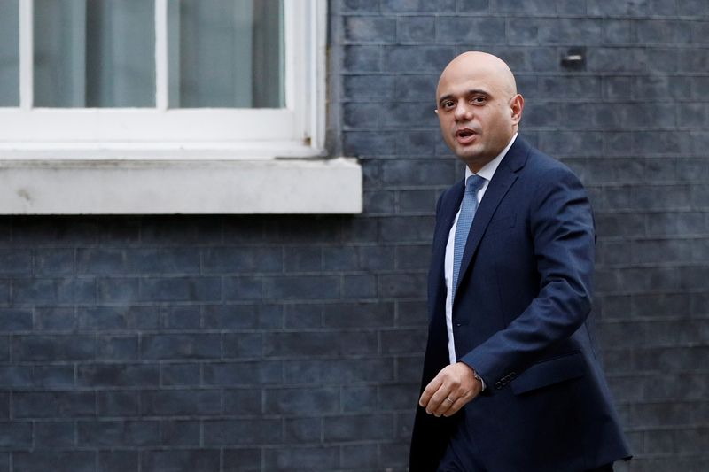 &copy; Reuters. Secretário de Saúde do Reino Unido, Sajid Javid, chega à residência oficial do primeiro-ministro em Londres
08/12/2021 REUTERS/Peter Nicholls
