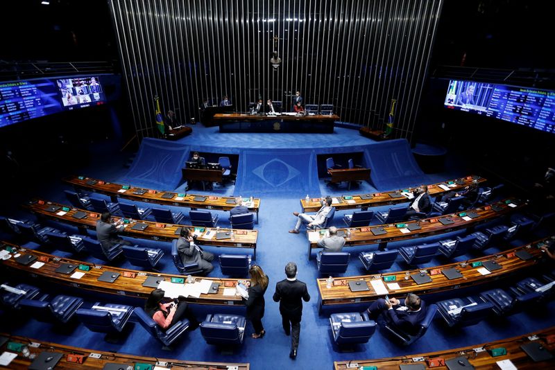 &copy; Reuters. Plenário do Senado em Brasília
03/03/2021 REUTERS/Adriano Machado
