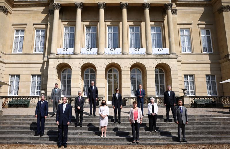 &copy; Reuters. Ministros das finanças do G7 e outras autoridades se reúnem em Londres
05/06/2021
REUTERS/Henry Nicholls/Pool