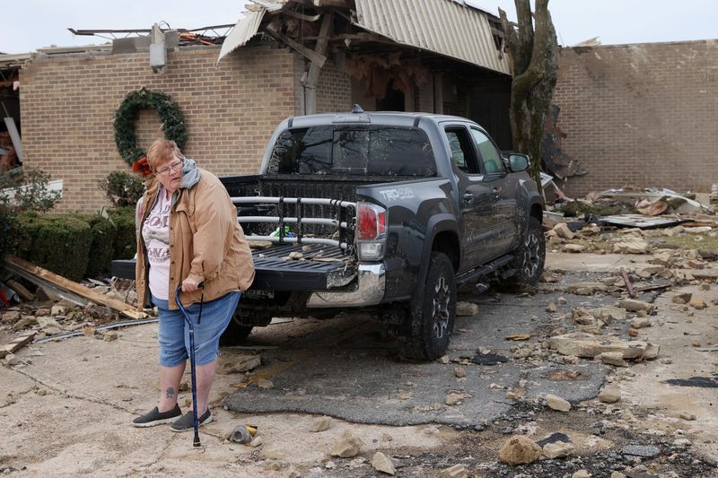Many trapped, two dead as tornado hits nursing home in Arkansas - media