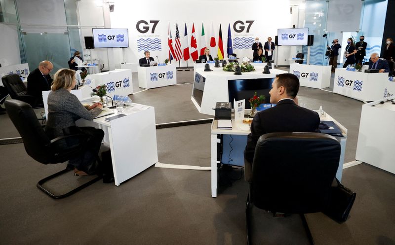 &copy; Reuters. Reunião de chanceleres do G7 em Liverpool
11/12/2021
REUTERS/Phil Noble