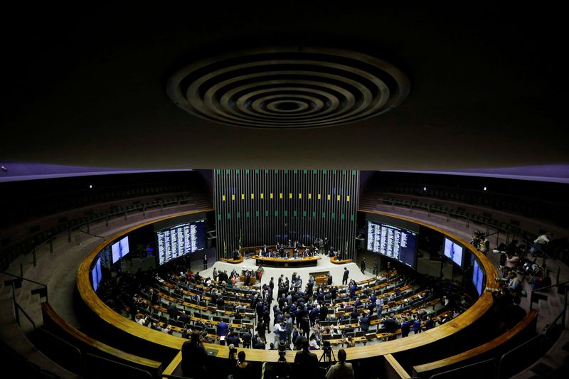 &copy; Reuters. Plenário da Câmara dos Deputados
01/02/2021 
REUTERS/Adriano Machado