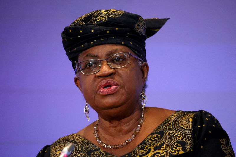 &copy; Reuters. Diretora-geral da OMC, Ngozi Okonjo-Iweala
28/09/2021
REUTERS/Denis Balibouse