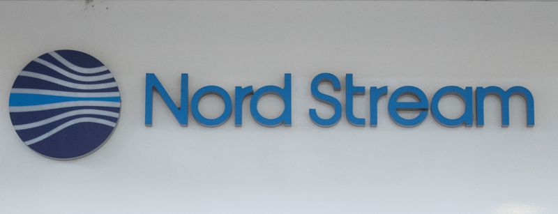 &copy; Reuters. El logo de Nord Stream AG en su sede en Zug, Suiza, 2 de diciembre de 2021. REUTERS/Arnd Wiegmann