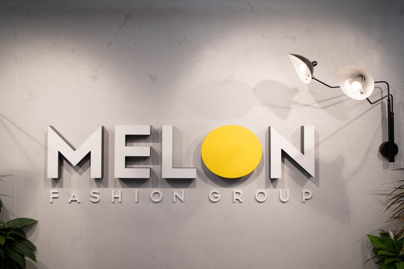 &copy; Reuters. The logo of Melon Fashion Group is seen at the company's headquarters in Saint Petersburg, Russia December 9, 2021. REUTERS/Anton Vaganov