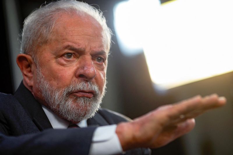 &copy; Reuters. Ex-presidente Luiz Inácio Lula da Silva durante entrevista à Reuters em São Paulo
17/12/2021 REUTERS/Amanda Perobelli