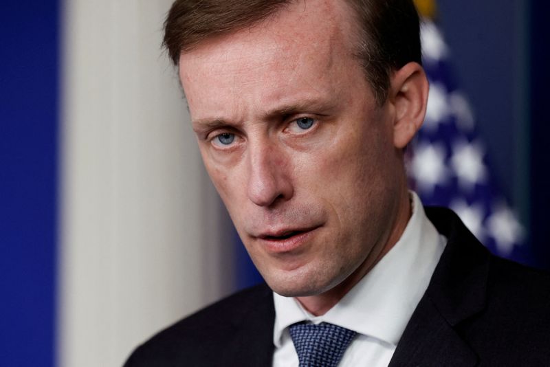 &copy; Reuters. Assessor de Segurança Nacional da Casa Branca, Jake Sullivan, fala com a imprensa em Washington
26/10/2021 REUTERS/Jonathan Ernst