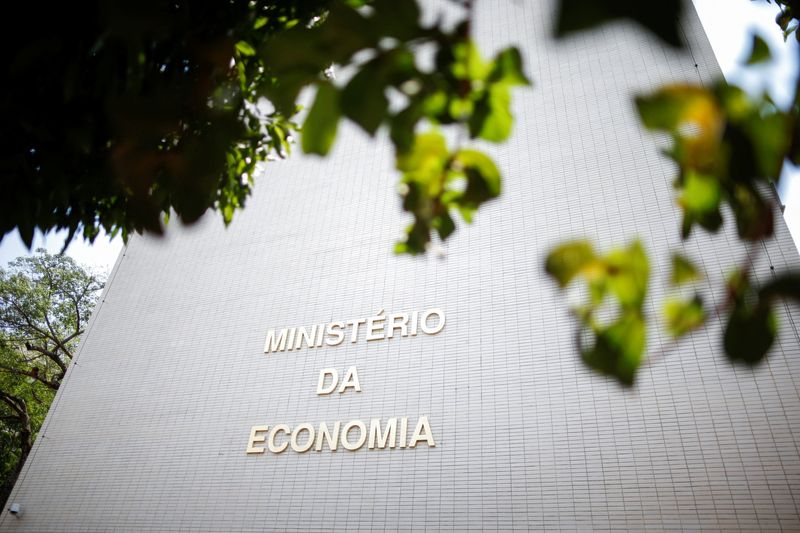 &copy; Reuters. A fachada da sede do Ministério da Economia em Brasília, Brasil
04/10/2021
REUTERS/Adriano Machado