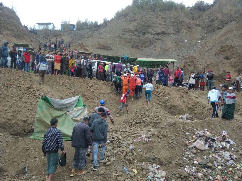Scores feared dead after landslide at Myanmar jade mine