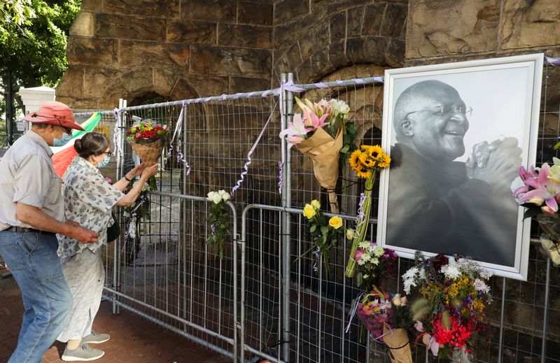 Cathedral bells toll for South Africa's anti-apartheid hero Tutu