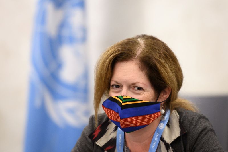 &copy; Reuters. المستشارة الخاصة للأمين العام للأمم المتحدة بشأن ليبيا ستيفاني وليامز في صورة من أرشيف رويترز.